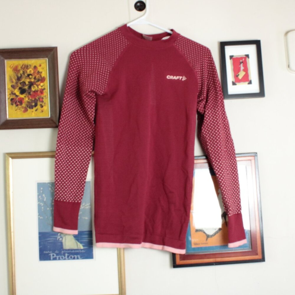 Craft Base Layer Running Top XS Red